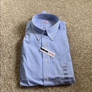 Izod Blue Striped Shirt NWT